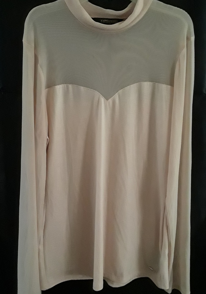 Sweetheart sheer tunic